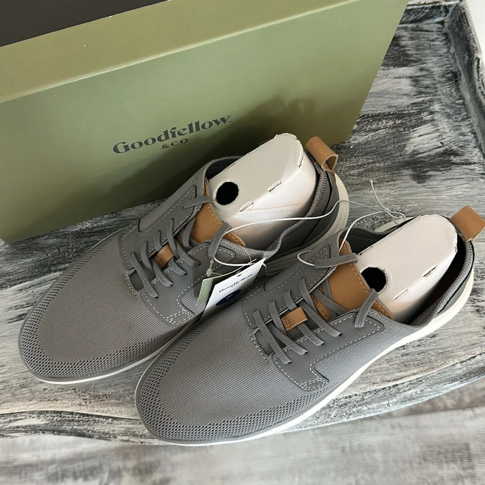 Goodfellow & Co NWT Zeke Casuals Gray Athletic shoe men’s size 7